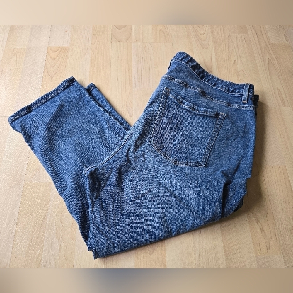 Lane Bryant Mid Rise Girlfriend Crop Jeans Size 22